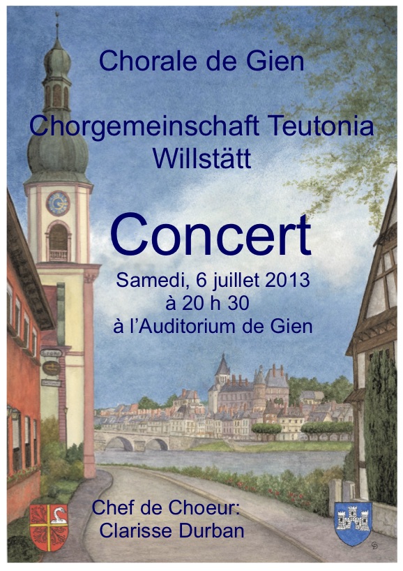 Konzert in Gien mit der Chorale de Gien